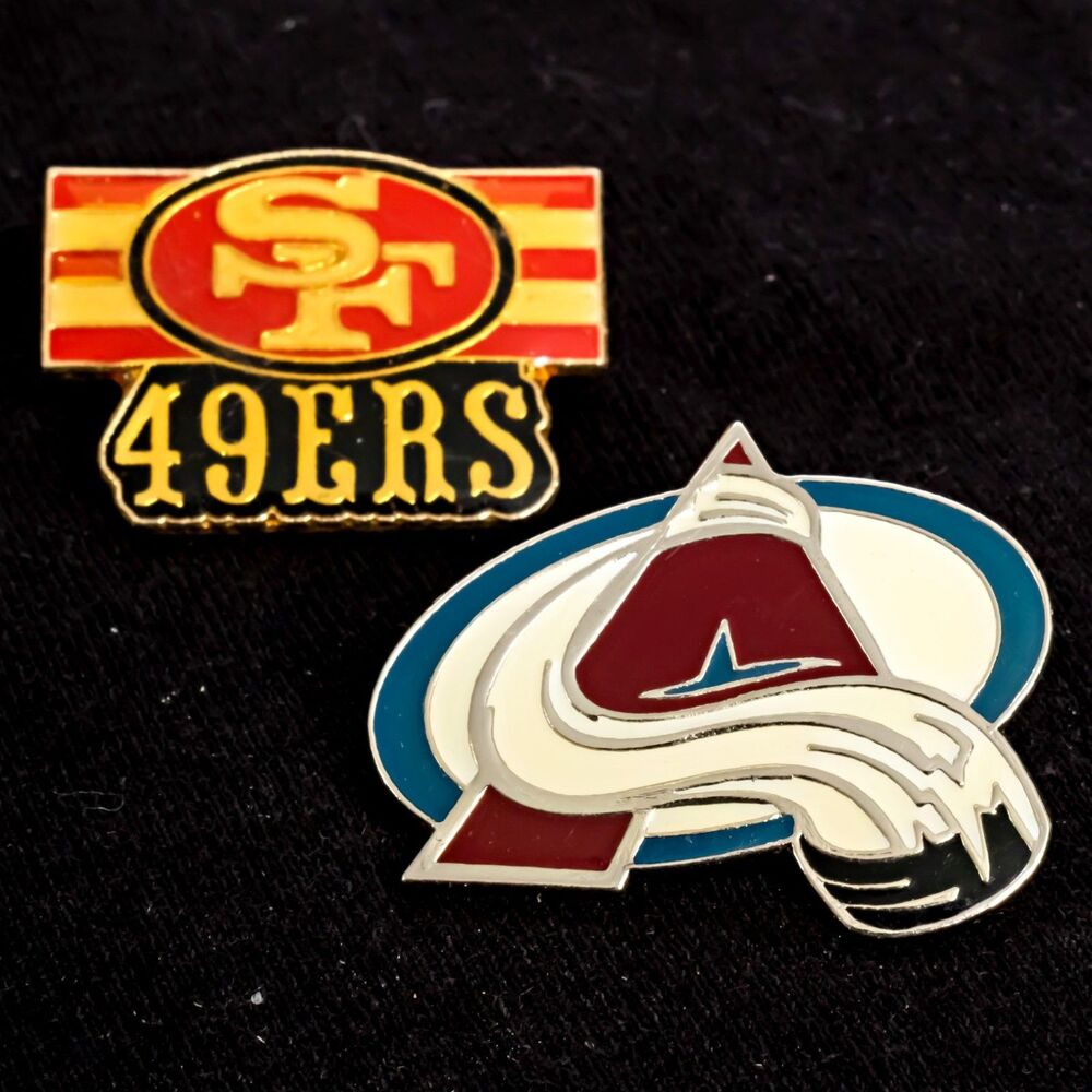 San Francisco 49ers / Colorado Avalanche Pins